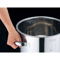 赤川器物製作所 AG18-8 目盛付寸胴鍋 27cm(手付) 11327 1点（直送品）