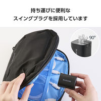 USB充電器 タイプC PD 40W USB-C×2 コンパクト Type-C 黒 EC-AC10640BK エレコム 1個