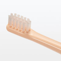 無印良品 ポリプロピレンこども用歯ブラシ サーモンピンク 全長１３５ｍｍ 1セット（1本×2） 良品計画