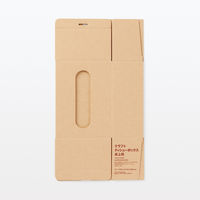 無印良品 クラフトティシューボックス 卓上用 内寸：約幅１５×奥行１０．５×高さ６ｃｍ 1セット（1個×2） 良品計画