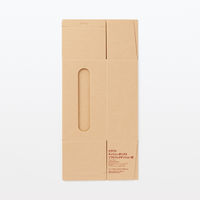 無印良品 クラフトティシューボックス ソフトパックティシュー用 内寸：約幅２０×奥行１０．５×高さ８ｃｍ 1セット（1個×2）