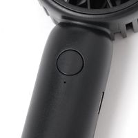 カラビナ付きハンディファン ブラック LAKOLE/ラコレ