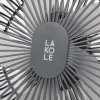 2WAYビックファン チャコール LAKOLE/ラコレ