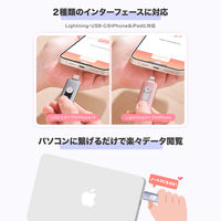 Maktar スマホに挿すだけデータ自動バックアップ Piconizer4 128GB MKP4-SG-128G 1個