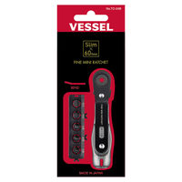 ベッセル ファインミニラチェット ベンドタイプ TD-24B 1セット（直送品）