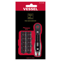 ベッセル ファインミニラチェット ベンドタイプ TD-25B 1セット（直送品）