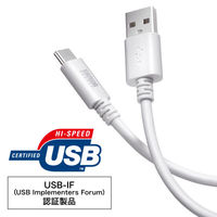サンワサプライ  USB 2.0 Type-Cケーブル（C-A・3m・ホワイト） KU-CA30W（直送品）