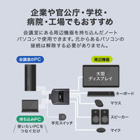 サンワサプライ  4K対応HDMIパソコン切替器（エミュレーション非搭載・手元スイッチ付き） SW-KVM2WHUUS（直送品）