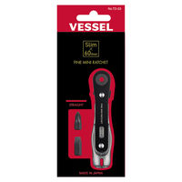 ベッセル ファインミニラチェット ストレートタイプ TD-23 1セット（直送品）