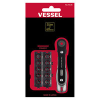 ベッセル ファインミニラチェット ストレートタイプ TD-25 1セット（直送品）