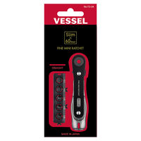 ベッセル ファインミニラチェット ストレートタイプ TD-24 1セット（直送品）