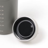 保温保冷 ハンドル付き真空ボトル(530ml) チャコール LAKOLE/ラコレ