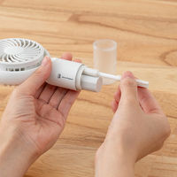 ライフオンプロダクツ ミストハンディファン リリーホワイト LCAF016-LW 1台