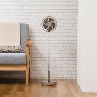 ライフオンプロダクツ 折りたたみコードレスリビングファン 首振り機能付 キャメル LCAF031-CM 1台