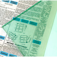 日本紐釦貿易 透明ビニール板 カッティングマット/穴あけポンチ用下受け台 サイズ200mm×200mm F1-112 1枚