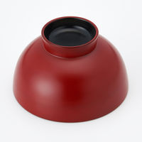 無印良品 河和田塗り汁椀 朱 約直径１２ｘ高さ６．５ｃｍ 1セット（1個×5） 良品計画