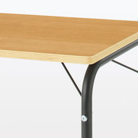 無印良品 スチールパイプテーブル ダークグレー 折りたたみ式 良品計画