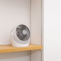 トップランド 卓上扇風機 羽根径9cm 風量5段階 360度角度調整 ホワイト SF-CC25WT 1台