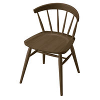 【軒先渡し】オリバー ウィンザーチェア カフェチェア 板座 ブラウン S・CW-F675A・AL・WS・BR2 1脚（直送品）