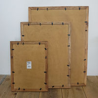 ポッシュリビング B2対応 ポスターフレーム W56.7×D2.2×H78cm アカシア/アクリル 麻紐付 41409 1個（直送品）