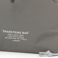 ランチ巾着トートバッグ ダークグレー LAKOLE/ラコレ
