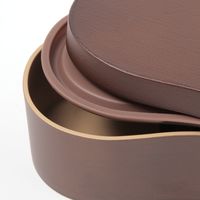 わっぱ風飯ごう型ランチボックス(L) ブラウン LAKOLE/ラコレ