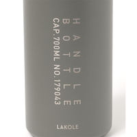 保温保冷 ハンドル付き真空ボトル(700ml) チャコール LAKOLE/ラコレ
