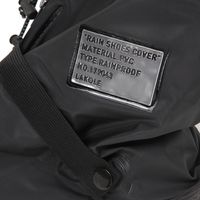 SHORT レインZIPシューズカバー ブラック [L]25.5～28cm(32cm以下の靴に対応) LAKOLE/ラコレ