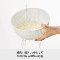 吉川国工業所 米とぎにも使えるザルとボウル（6点セット） ＬＢＫー10_Ｐ 1セット