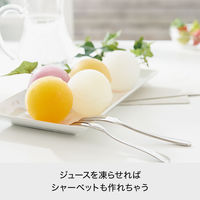 ライクイット 製氷皿 俺の丸氷 アイスボールメーカー ホワイト STK-06 日本製 1個