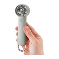 トレードワン ウィンジー USB充電式ミニターボファン カラビナ付 グレー 30803 1台