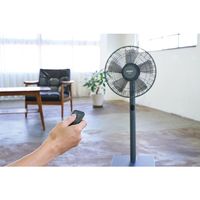 アピックスインターナショナル アピックス ソーラーパワーリビングファン AEFー900R AEF-900R(GY) 1台