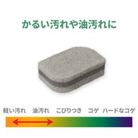 スリーエム（3M）スコッチブライト 抗菌ウレタンスポンジたわし（リーフ型/3層）キッチン グレー SS-72KGY-6P A（6個入）