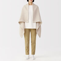 無印良品 綿麻 ワッフル織 ブランケット ８０×１３０ｃｍ 生成 良品計画