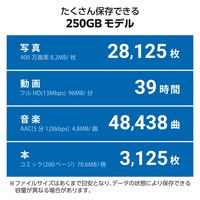 SSD 外付け 250GB 読込最大420MB/秒 コンパクト 耐衝撃 ブラック ESD-EAWB0250GBK エレコム 1個（直送品）