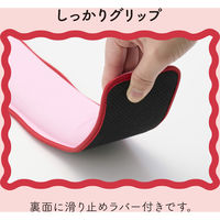 リストレスト パームレスト 手首 負担軽減 ウェーブデザイン ピンク MOH-UKM01PN エレコム 1個（直送品）