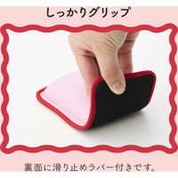 リストレスト パームレスト ショートサイズ 手首 負担軽減 ウェーブデザイン ピンク MOH-UKS01PN エレコム 1個（直送品）