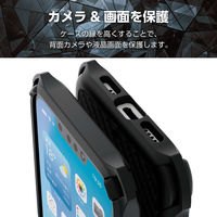 iPhone 16e ケース ソフト 滑りにくいグリップテクスチャー ブラック PMWA25SZEROGBK エレコム 1個（直送品）