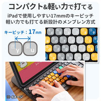 KEY PALETTO Folio 交換用キーボード TK-KP12UMBKK エレコム 1個（直送品）