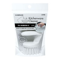 キッチンブラシ 握りやすい ゴシゴシ洗える まな板・ザル・調理器具洗い ホワイト 日本製 1セット（1個×5）まめいた