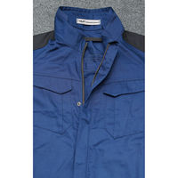 YAMAZEN YZ5361 防炎長袖ブルゾン ネイビー YZ5361-02-6L 1枚（直送品）