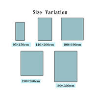 イケヒコ フォース 竹ラグ 2500×1900mm グレー 1100290134601 1枚（直送品）