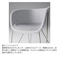 【設置込】イトーキ リフェルト 座クッション ハイスツール 脚/ブラック カーボングレー KLF-360C-T1T128 1脚（直送品）