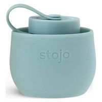 stojo 水筒 BOTTLE 590ml スクリュー 食洗機 電子レンジ 対応 AQUAMARINE 422645 1個（直送品）