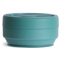 stojo タンブラー BIGGIE 470ml 持ち運び 蓋付き ストロー付き 折りたためる EUCALYPTUS 422673 1個（直送品）