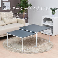【軒先渡し】B.Bファニシング Noko ネストテーブル ライトグレー NKTB0269MOLGY 1セット（直送品）