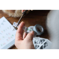 カモ井加工紙 マスキングテープ mt PAPIER TIGRE Les numeros 15mm×7m 424886 1個（直送品）