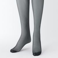 【レディース】無印良品 婦人 ソフトタイプ １７デニール ストッキング（３足組） 婦人Ｍ 黒 良品計画