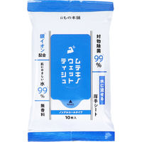 iiもの本舗 ムテキノウェットティシュ ノンアルコールタイプ 10枚入×3個パック 4589596695150 1袋(10枚×3個入)（直送品）
