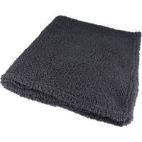 iiもの本舗 hokotto シープボアひざ掛け 70×100cm チャコール 4589596695198 1枚